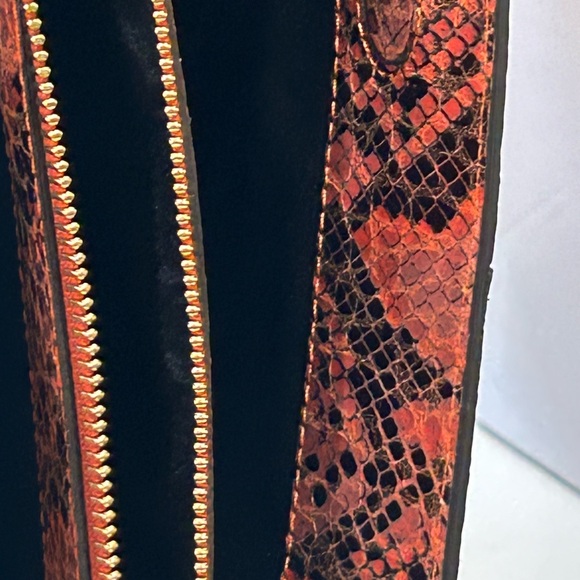 Stella McCartney Papaya Oversize Clutch Bag Patch